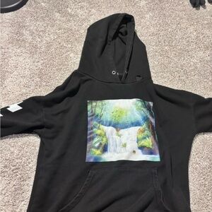 Off-White Diag Waterfall Over Hoodie 'Black / Multicolor'